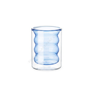 Portacandele in <span class=keywords><strong>Vetro</strong></span> Borosilicato di Alta Qualità, Vuoti e Trasparenti, per Decorazione Casa, Barattoli in <span class=keywords><strong>Vetro</strong></span> Ambrato a <span class=keywords><strong>Doppia</strong></span> Parete per Candele - Product Image 3