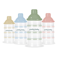 Distributeur de lait en poudre personnalisé avec logo OEM, 3/4 couches, portable, pour collations d'enfants, produits pour bébés