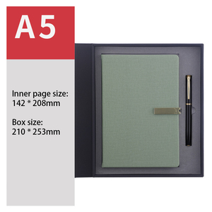 2024 planificateur papeterie ensemble cahier personnalisé ensemble rose spirale objectif mensuel journal en cuir journal Agenda objectif quotidien planificateur - Product Image 4