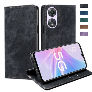 Housse de Protection en cuir pour <span class=keywords><strong>OPPO</strong></span> A17K 4G, étui de téléphone portable à la mode pour <span class=keywords><strong>OPPO</strong></span> A58 5G A78 5G - Product Image 1