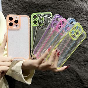 Étui de téléphone néon lumineux pour <span class=keywords><strong>iPhone</strong></span> 15 pro max étuis anti-jaune pour <span class=keywords><strong>iPhone</strong></span> 14 13 plus 12 <span class=keywords><strong>11</strong></span> - Product Image 3