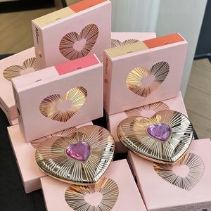 พาเลทบลัชออนเปลี่ยนสีรูปหัวใจสองสี รุ่นล่าสุด สีพีชชมพู พร้อมส่งตรงจากโรงงาน - Product Image 6