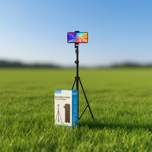 Trípode para Teléfono Fosoto de 78 Pulgadas Extensible de Aleación de Aluminio con Bloqueo Giratorio y Control Remoto Inalámbrico para Uso en Exteriores - Product Image 2