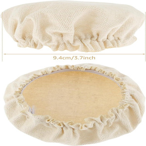 Copertura in cotone lavabile e riutilizzabile per barattoli in vetro da fermentazione, adatta per uso alimentare e lavabile in lavastoviglie - Product Image 3