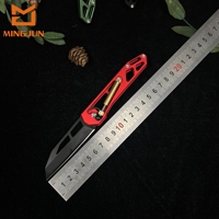 Couteau pliant mécanique d'extérieur, outil EDC multifonction portable, haute dureté pour le camping et la survie en milieu sauvage