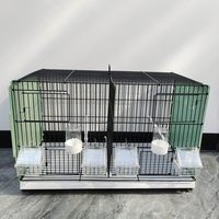 Nouvelles cages d'élevage pour oiseaux en métal avec connexion étanche pour canaris, moineaux gris, pinsons dorés et oiseaux de compagnie Hibiscus