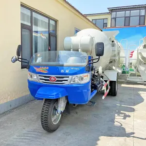 China diesel portátil cimento mortar concreto mistura triciclo misturador