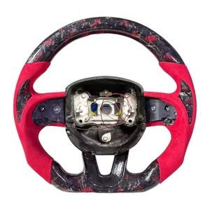 <span class=keywords><strong>Volant</strong></span> en fibre de carbone pour Dodge Charger Challenger Hellcat Charger Challenger SRT RT Napa <span class=keywords><strong>Volant</strong></span> en cuir - Product Image 5