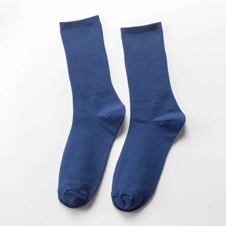 Black purple blue green 100 socks cotton sock for men