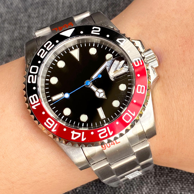 red black