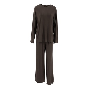 Set Pigiama Elegante in Morbida Viscosa per Donna, Traspirante, Maniche Lunghe, Lunghezza Intera - Product Image 5