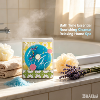 Savon artisanal en forme de donut, parfum naturel aux huiles essentielles, pour les commodités d'hôtels haut de gamme, coffret cadeau touristique, bain et corps