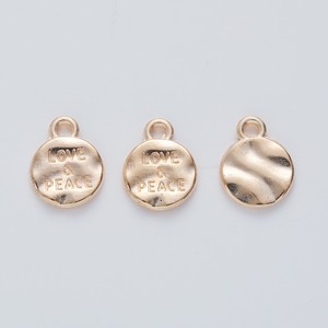 Amuleto de Disco 'Love Peace', Disco de Aleación de Zinc Estampado <span class=keywords><strong>para</strong></span> Pulseras de <span class=keywords><strong>la</strong></span> <span class=keywords><strong>Amistad</strong></span> - Product Image 3
