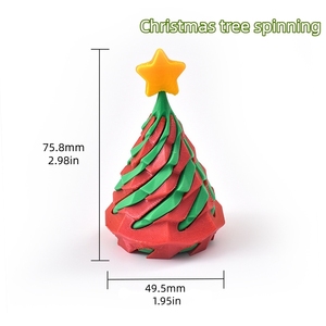 Décoration de Noël en forme de cône spiralé imprimé en 3D, motif vortex, pour cadeau de fêtes, déballable, économique et raffinée, pour aménagement de stand - Product Image 6
