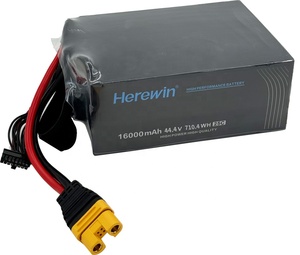 Herewin 12S 16000mAh 44.4V 25C Soft Pack Battery for <b>Drones</b> Reliable Safe Fast Discharge Long Cycle Use Charging Accessory Soft - Product Image 1