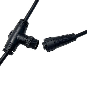 Đầu Nối Cáp Chống Nước 2 Chân Cho Đèn Cảnh Quan Ngoài Trời Loại T Đầu Nối Cáp Ip67 T Cho Nam Nữ - Product Image 3