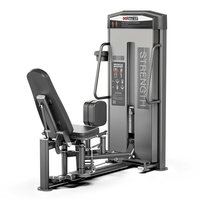 Appareil de musculation en acier pour cuisses (intérieures/extérieures), hanches et jambes, incontournable, double fonction : extension, flexion, adduction, abduction assises