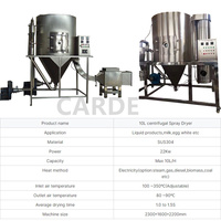 Melk Fruit Vegetatie Wasmiddel Basis Poeder Centrifugale Sproeidroger 25 Kg/u 1000 L Voor Banaan Eipoeder