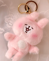 Pendentif porte-clés portable en peluche animale 3D de 10 cm, imprimé en relief, mignon et amusant, cadeau pour fans, accessoire de sac à dos pour idoles coréennes
