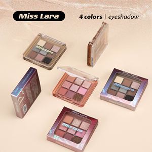 Paleta de Maquillaje de Ojos Miss <span class=keywords><strong>Lara</strong></span> de Nueve Colores con Polvo Suave y Liso de 3 mm de Grosor que No se Desprende - Product Image 1