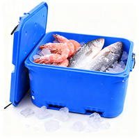 Conteneur isotherme rotomoulé en PE de 1000 L, étanche, pour le stockage et le transport de poisson, de vin, de nourriture et de canettes, idéal pour les activités sportives en extérieur