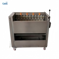 Multifunctionele kleine uienschilmachine, radijsreiniger, aardappelborstel, wasmachine, wortel- en gember schiller, aardappelwas- en schilmachine