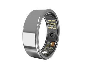 Anneau intelligent R16G en alliage de titane durable, étanche, avec capteur intégré pour surveiller la fréquence cardiaque, l'oxygène sanguin, le sommeil et synchroniser les données des pas. - Product Image 2