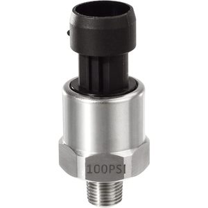 Autex Pressure Transducer Sensor 0-100 Psi 1/8 Npt <b>Threaded</b> Oil Pressure Sender 316 Stainless Steel - Product Image 4