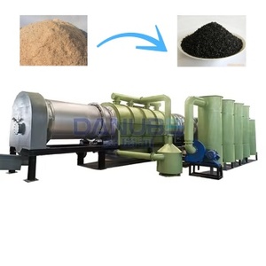 Four de carbonisation de coques de noix, machine de pyrolyse, ligne de production de fours à barbecue - Product Image 1