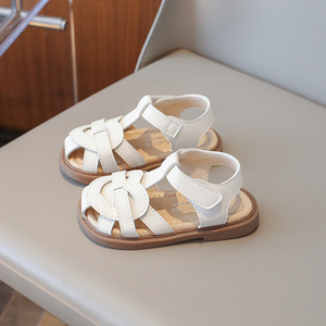 Nouvelles sandales de plage pour bébés, style princesse ajouré, décontractées, à semelle souple et anti-choc, pour l'été - Product Image 2