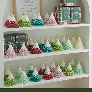 AIKUN Christmas Tree Fragrance <b>Candles</b> Custom Decorative Handmade Home Fragrance Soy Wax Aromatic <b>Candles</b> for <b>Gift</b> - Product Image 3