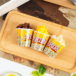 En gros, modèle de pop-corn créatif en plastique, jouet alimentaire amusant, tasse de pop-corn de simulation pour présentation - Product Image 6