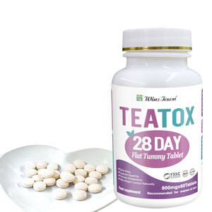 Produits Wins Town pour un ventre plat, comprimés nettoyants brûleurs de graisse, détoxifiants, compléments nutritionnels pour un ventre plat - Product Image 2