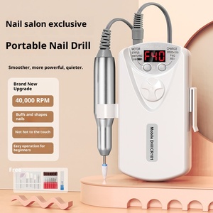 <span class=keywords><strong>Ponceuse</strong></span> et lime à ongles électrique professionnelle 40 000 tr/min en plastique pour manucure et pédicure en salon de beauté - Product Image 6
