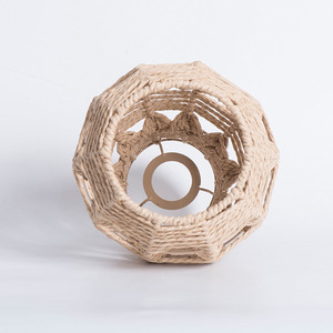 Rattan Pendant Lamp E27 Round <b>Led</b> <b>Light</b> <b>For</b> Bedroom Living <b>Room</b> Decorative Lighting - Product Image 4