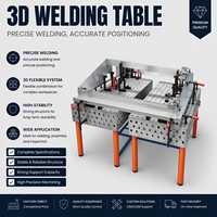 Tables de soudage industrielles nitrurées, fournies par l'usine, plateforme de soudage modulaire anti-usure