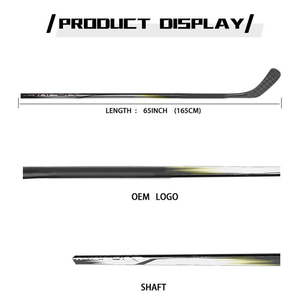 Bâton de hockey sur glace de haute qualité pour joueur professionnel en salle, personnalisé en tissu <span class=keywords><strong>carbone</strong></span>, pour jeunes - Product Image 5