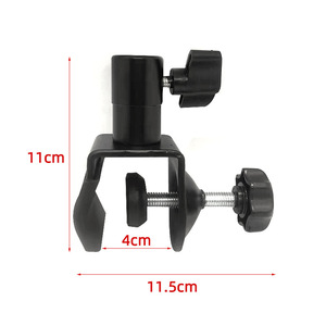 Support de fixation en forme de U 11,5 cm, pince universelle pour flash photo, en alliage d'aluminium, à dégagement rapide, capacité de charge 2-5 kg - Product Image 1