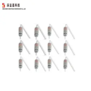 Chinese Manufacturer Wire-Wound MELF Fuse SMD 0207 Double Iron-End 0.1ohm 70ohm 100ohm 3.3kohm Bulk Fusible Resistor Resistance