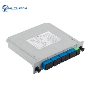 Cassette PLC de 8 Vías 1x8 de Fibra Óptica SC UPC SC APC, Suministro de Fábrica, en Oferta - Product Image 1