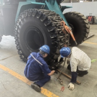 Vente directe usine de chaînes de protection de pneus sur chenilles pour camions/excavatrices – Garantie, résistantes à l'usure, antidérapantes pour chargeuses sur pneus