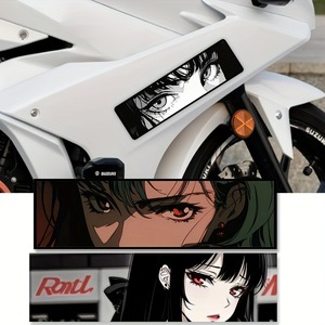Xuanming 2-Piece b-sınıf paslanmaz çelik DIY iç aksesuarları kiti su geçirmez taşınabilir motosiklet Sticker yan Panel yakıt - Product Image 4