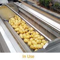 Aardappel Wasmachine Peeling Machine Aardappel Wasmachine En Dunschiller Machine