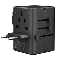 Le plus récent adaptateur de prise de voyage international 2025 du monde puissant chargeur mural 10A adaptateur de voyage universel tout-en-un
