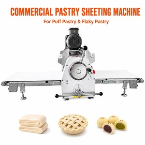 Machine à étaler la pâte pliable en acier inoxydable pour le pain, la pâtisserie, les croissants, les biscuits, utilisation en boulangerie - Product Image 2