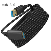 USB 3.0-Kabel Stecker zu Buchse, USB 3.0-Verlängerungskabel, externe Festplatte USB 3.0-Kabel