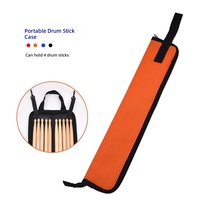 Sac de transport pour baguettes de batterie, imperméable et épaissi, en tissu Oxford, portable, à bandoulière, pour batterie jazz et caisse claire
