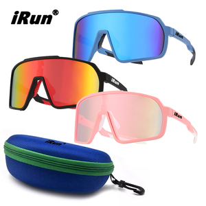<span class=keywords><strong>IRun</strong></span> Custom UV400 Ciclismo Gafas de sol polarizadas Road Mountain Bike Anti Fog Gafas de sol a prueba de viento Gafas de Sol para correr - Product Image 1