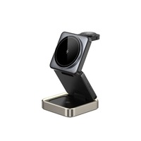 Station de charge sans fil pliable et portable 5W 10W 15W avec indicateur LED