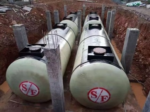 SF二層<span class=keywords><strong>FRP</strong></span>埋設型圧力容器オイルタンク（エンジンポンプ付き）化学貯蔵設備工場直送 - Product Image 4